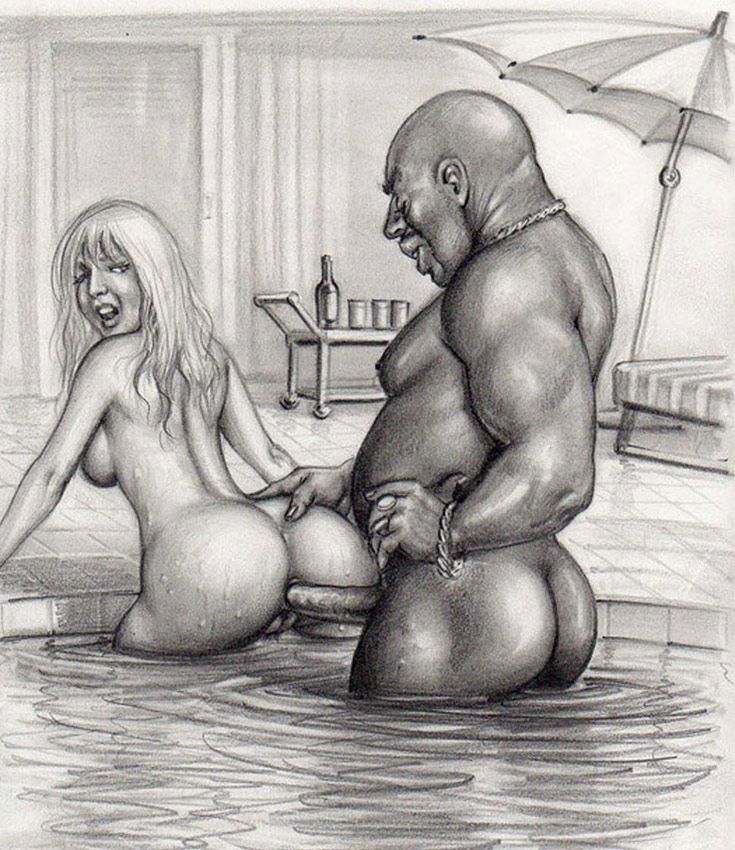 Drawing Interracial Sex - Interracial Sketches | Sex Pictures Pass
