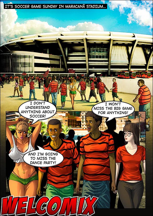 Blondie Cartoon Sex Comics - Blondie, you're in the wrong stands - Brazilian Slumdogs:.. Image #2 at  InterracialHentai